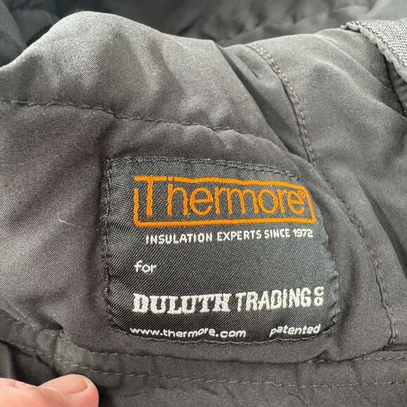 Duluth Trading Co Thermore Job-Jitsu Full Zip Jacket Women's Size L Black - Picture 10 of 14
